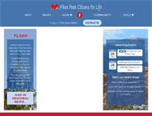 Tablet Screenshot of ppcitizensforlife.org